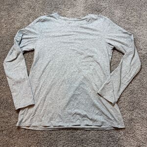 Pure Jill Long Sleeve‎ Small Stretch Cotton Crew Neck Tee Basic Women
